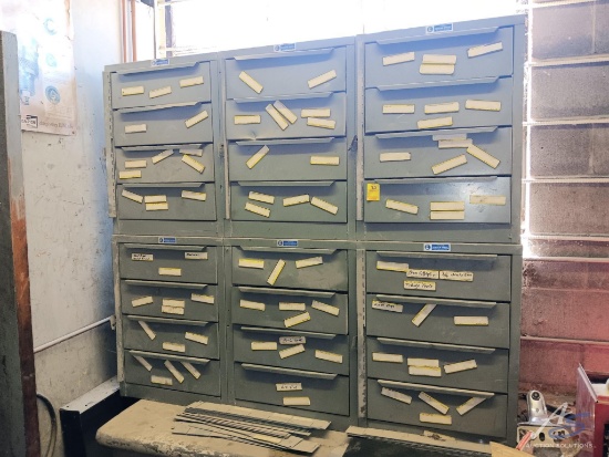 (2) Metal Organizing Cabinets