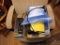 Cyber Power Surge Protector, Desk Lamp, and Other Items