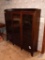 Large Wooden Curio Cabinet 56 x 54 x 12