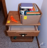Small Wooden Side Table with 1 Drawer