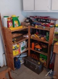 Wooden Corner Shelving Unit 41 x 48 x 12