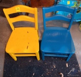 (2) Wooden Children's Chairs