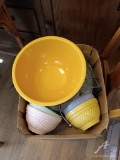 Ice Cream Bowls, Mixing Bowl, and Other Items