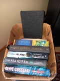 Hardcover Books and Amazon Tablet with Case