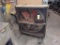 Large Squirrel Cage Fan, Small Rolling Table, and Small Heater