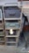 Metal Shelves with Boxes