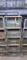Metal Shelves with Boxes