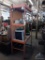 Red Metal Shelving Unit and Contents 84 x 52 x 24