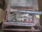 Box of Wrenches and Adjustable Angle Vise and C Clamp