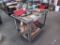 Wheeled Push Cart and Contents