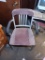 Computer Desk, Chair, and Contents