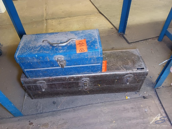 (2) Metal Toolboxes and Contents