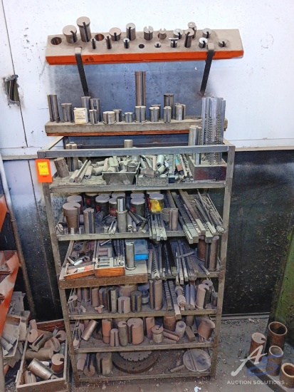 Metal Rack and Contents 30 x 17 x 53
