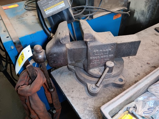 Bench Vise and Work Table