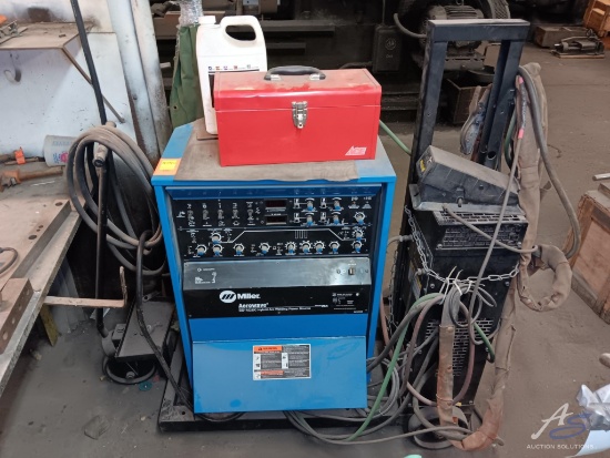 Miller Aerowave Tig/Stick Welder CC AX/DC Hybrid Arc Power Source Serial: KJ085347 with Cooling