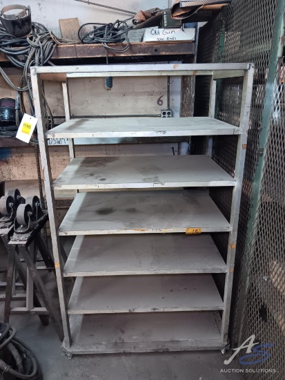 1000 LB Aluminum Cart with Shelves 48 x 26 x 64