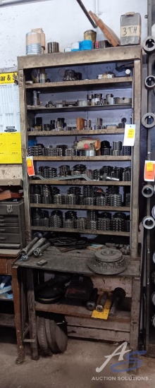 Metal Rack and Contents