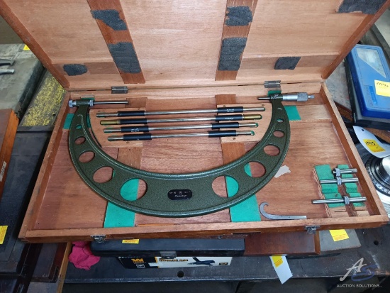 12-16" Mitutoyo Outside Micrometer with Standards