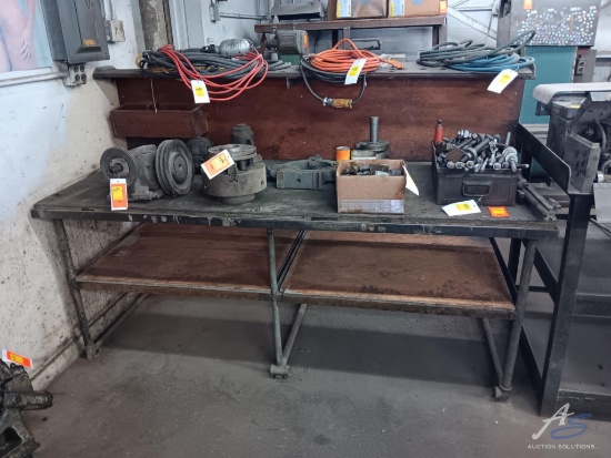 Work Bench and Contents 78 x 34 x 42