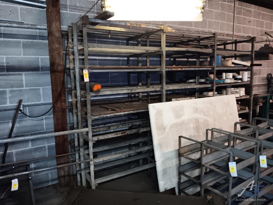 Large Metal Racking/Shelving Unit