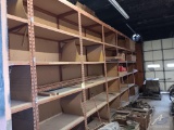 7 Bay 10' Metal Racking and Contents