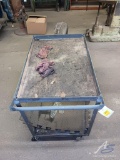 Metal Rolling Cart and Shop Fan