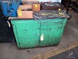 Green Cabinet with 2 Doors