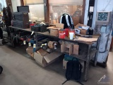 Steel Work Bench 24 x 120 (contents not included)