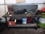 Work Bench and Boombox
