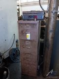 4 Drawer Filing Cabinet and Contents