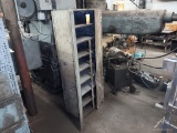 Metal Shelving Unit with 2 Doors 63 x 24 x 14