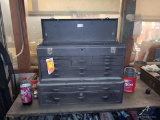 Metal Toolbox with Contents 27 x 20 x 10