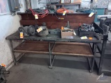 Work Bench and Contents 78 x 34 x 42