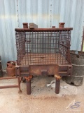 Metal Cage on Stand