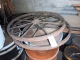 (2) Antique Wheels