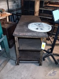 Metal and Wood Rolling Workbench