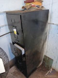 Metal Filing Cabinet and Contents