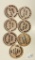 (7) wooden nickles