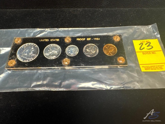 1954 US Mint Proof Set with wheat cent
