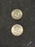 (2) 1776-1976 Kennedy half dollars