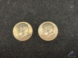(2) 1776-1976 Kennedy half dollars