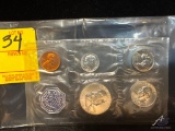 (1) 1963 US Mint proof set - silver - PA cent through half