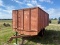 Long tandem axle peanut trailer