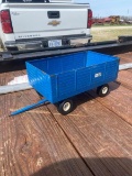 Model four wheel grain wagon