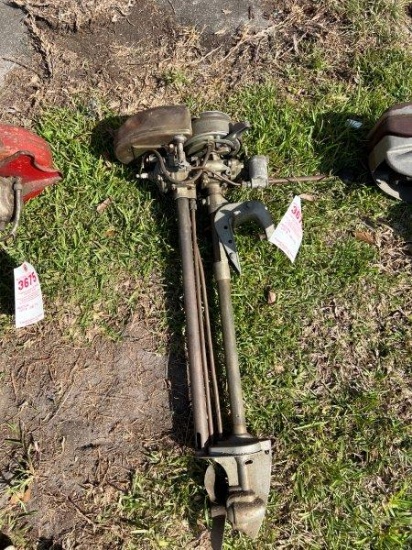 Antique boat motor