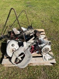 Misc pallet of boat motors and parts