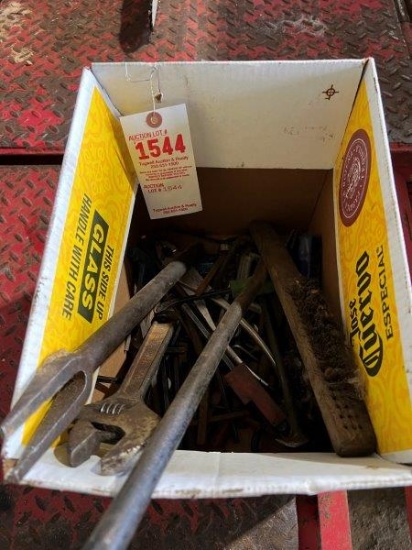 box of misc tools