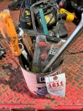 bucket of misc tools