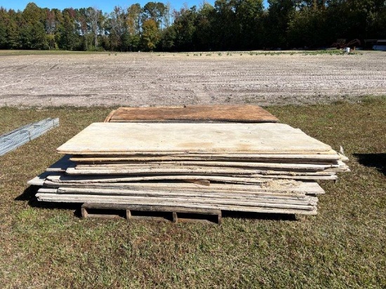 (2) Pallets of ply boards