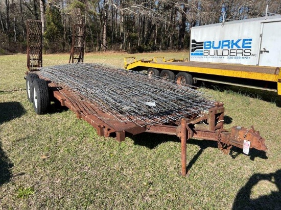 22 ft. dual axle Trailer with ramps